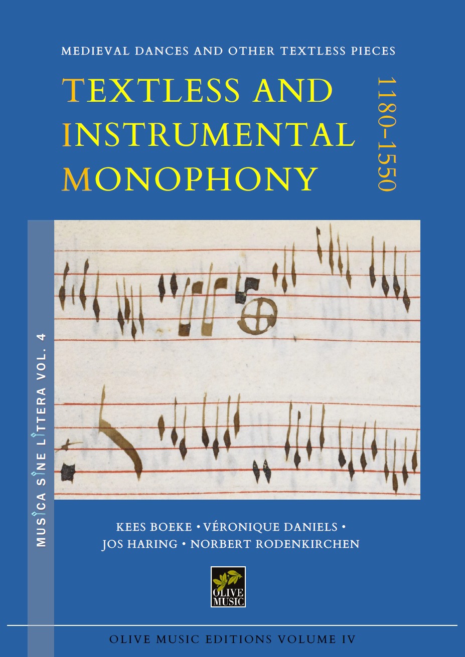 Anderes Coverbild Textless and instrumental Monophony 1180-1550