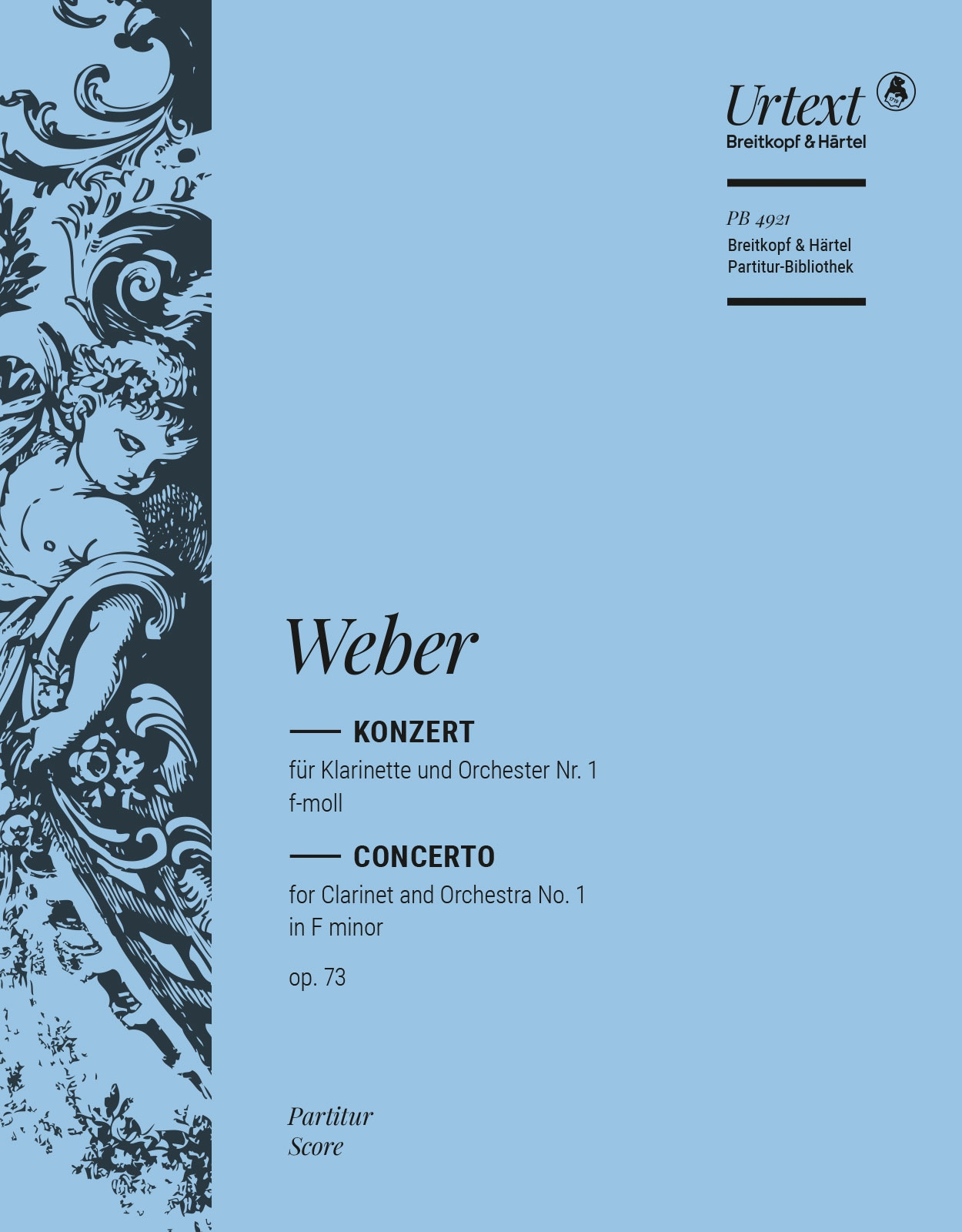 Vorderes Coverbild Klarinettenkonzert Nr. 1 f-moll op. 73