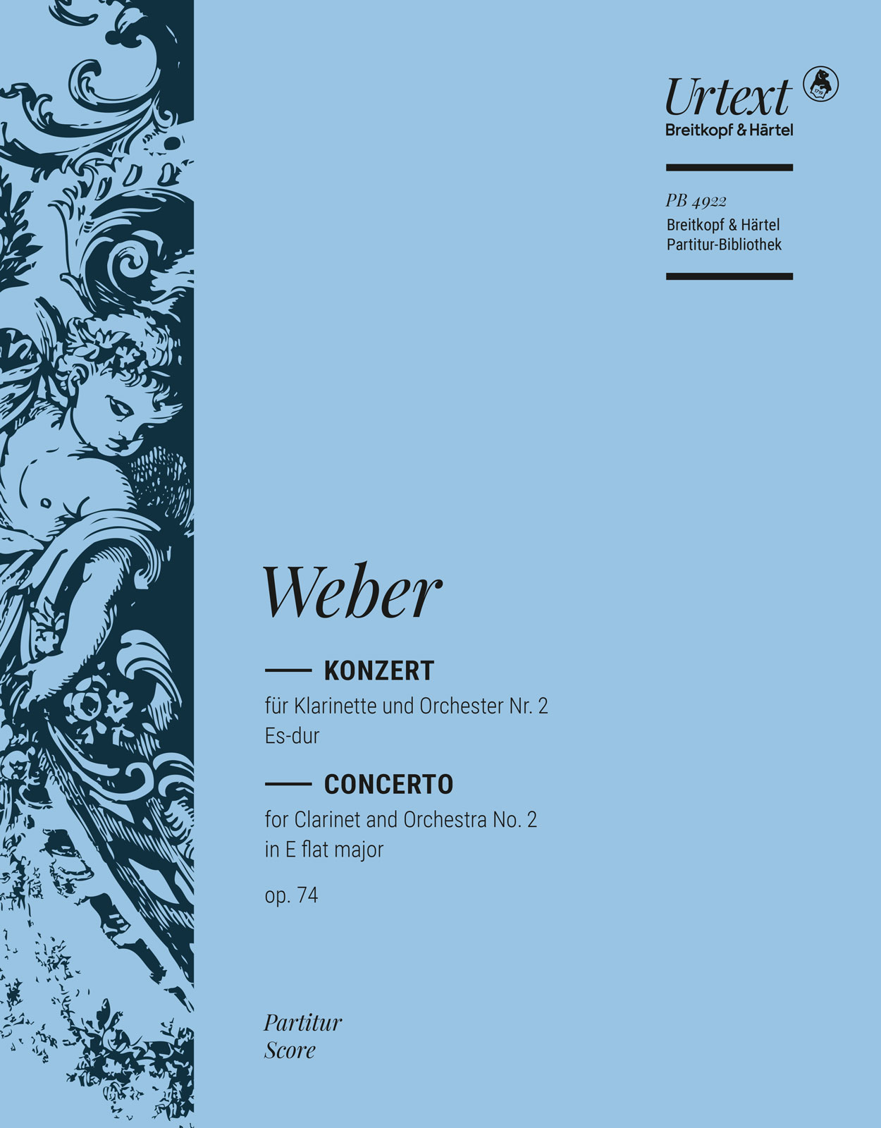 Vorderes Coverbild Konzert für Klarinette und Orchester Nr. 2 Es-Dur op. 74
