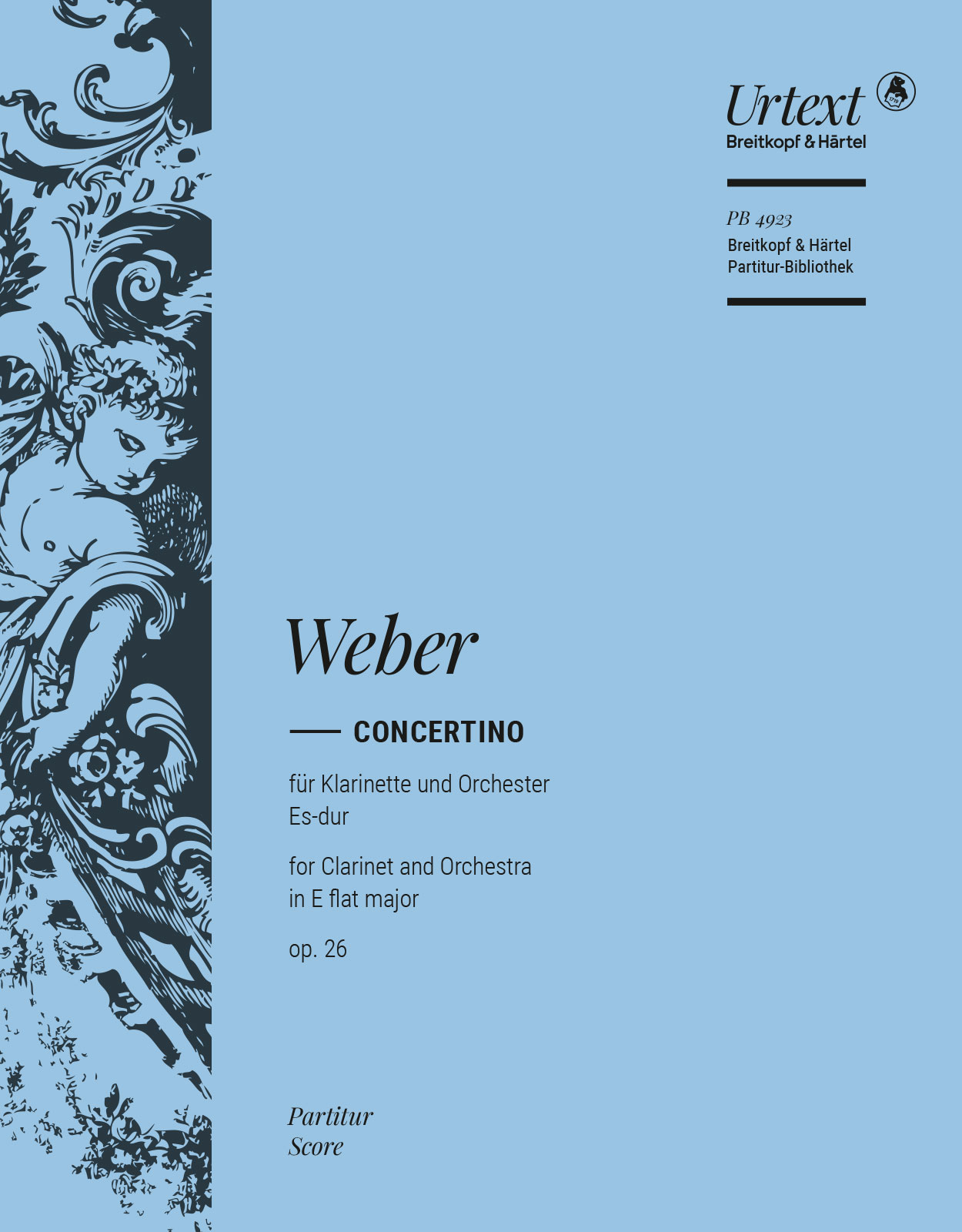 Vorderes Coverbild Concertino für Klarinette und Orchester Es-Dur op. 26