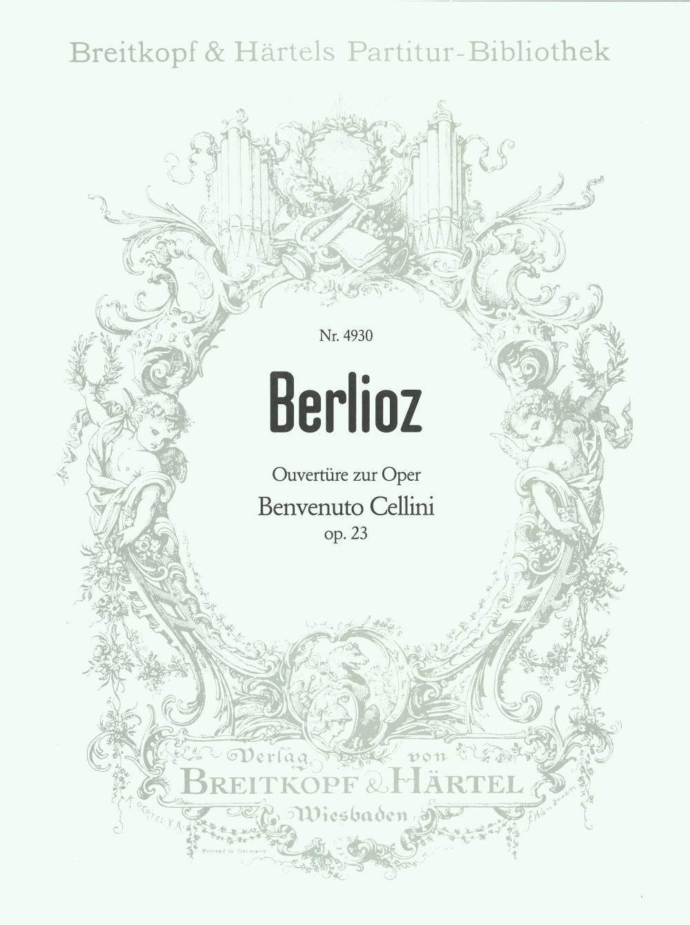 Vorderes Coverbild Benvenuto Cellini op. 23