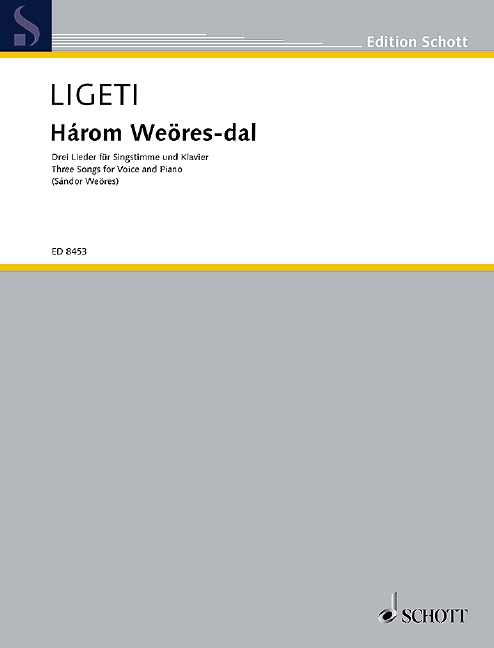 Anderes Coverbild Három Weöres-dal (1946 - 1947)