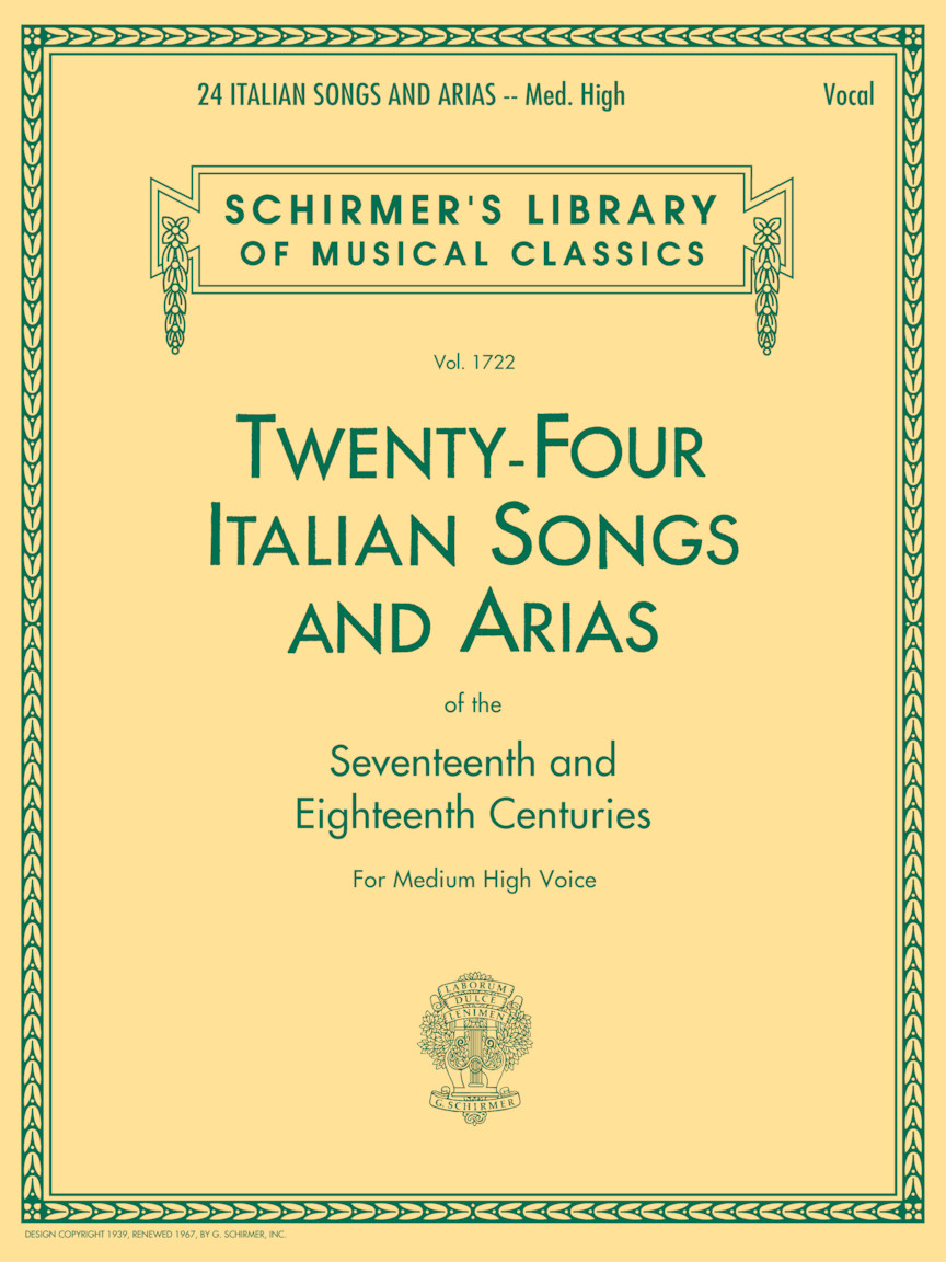 Anderes Coverbild 24 Italian Songs & Arias - Medium / High Voice