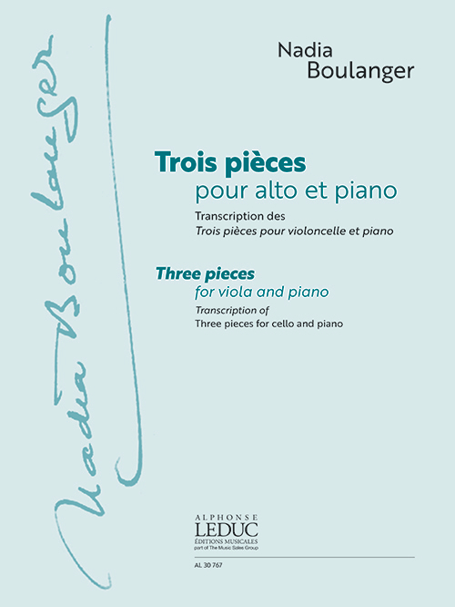 Anderes Coverbild 3 Pièces Pour Alto Et Piano