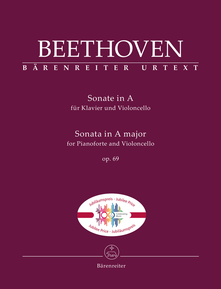 Vorderes Coverbild Sonate für Klavier und Violoncello in A op. 69