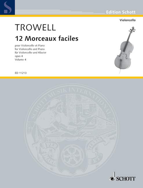 Vorderes Coverbild 12 Morceaux faciles op. 4