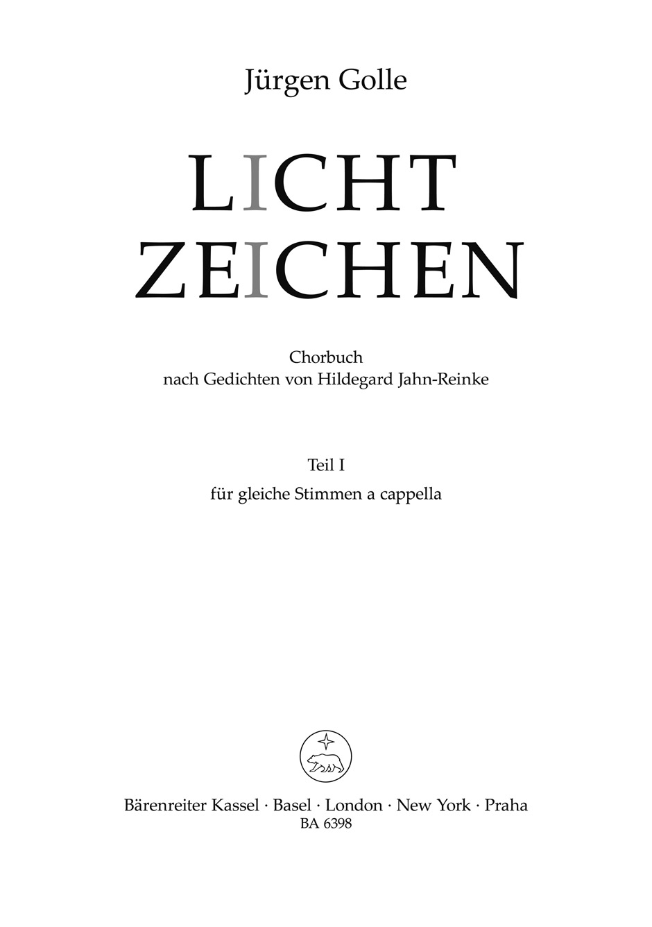 Anderes Coverbild Lichtzeichen