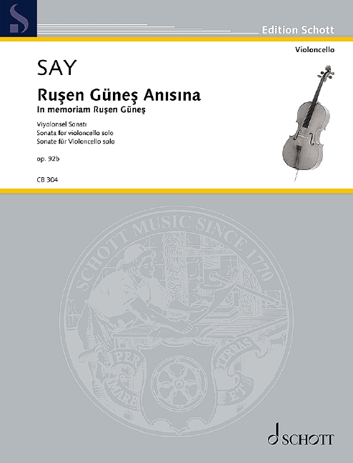 Vorderes Coverbild Rusen Günes Ansna op. 92b (2020)