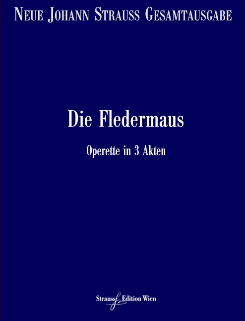 Vorderes Coverbild Die Fledermaus RV 503