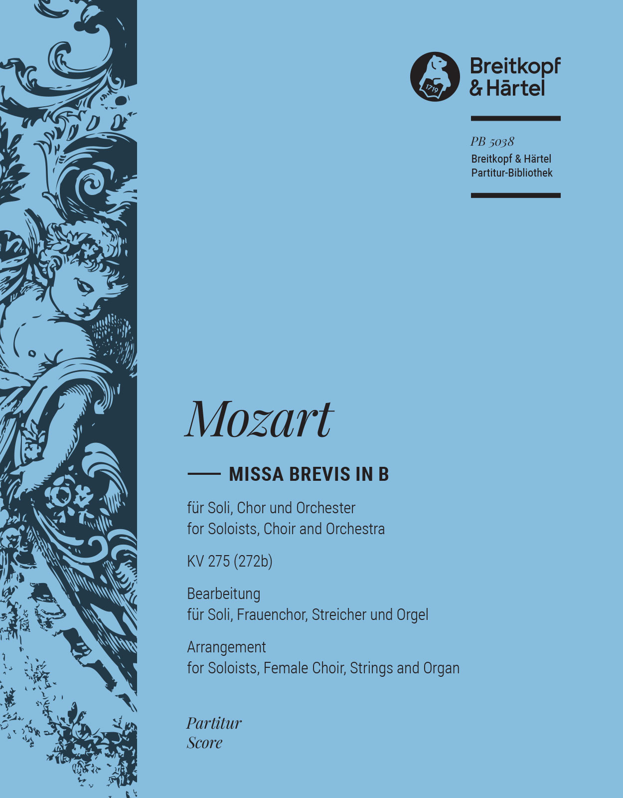 Vorderes Coverbild Missa brevis in B KV 275 (272b)