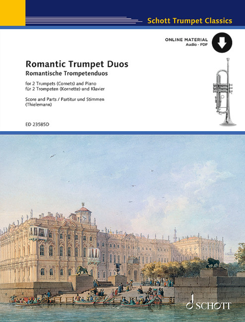 Vorderes Coverbild Romantic Trumpet Duos