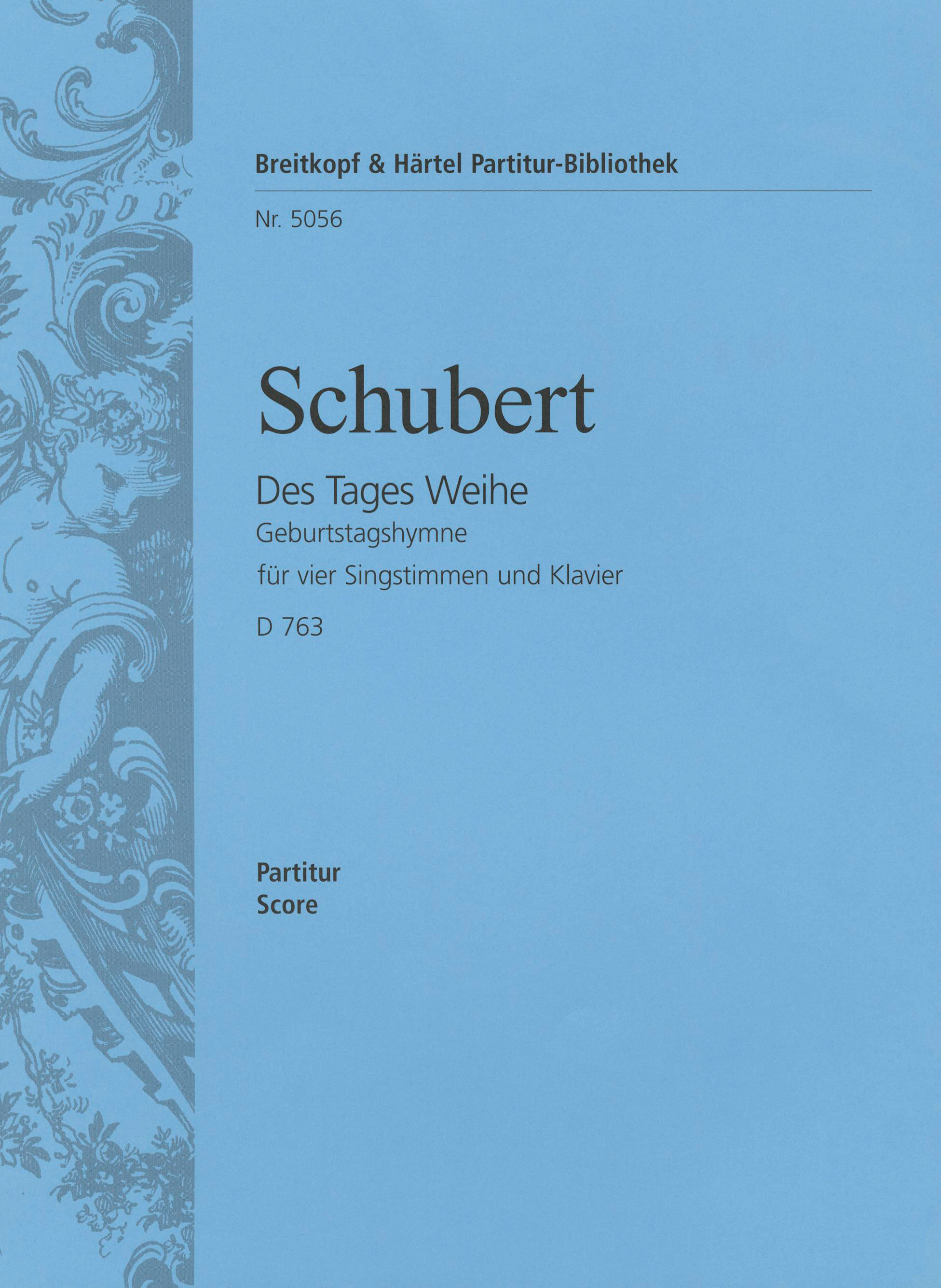 Vorderes Coverbild Geburtstagshymne (Des Tages Weihe) D 763 [op. post. 146]