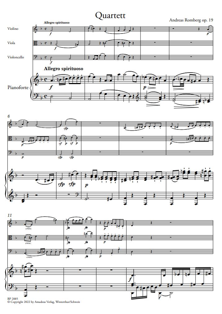 Anderes Coverbild Klavierquartett op. 19