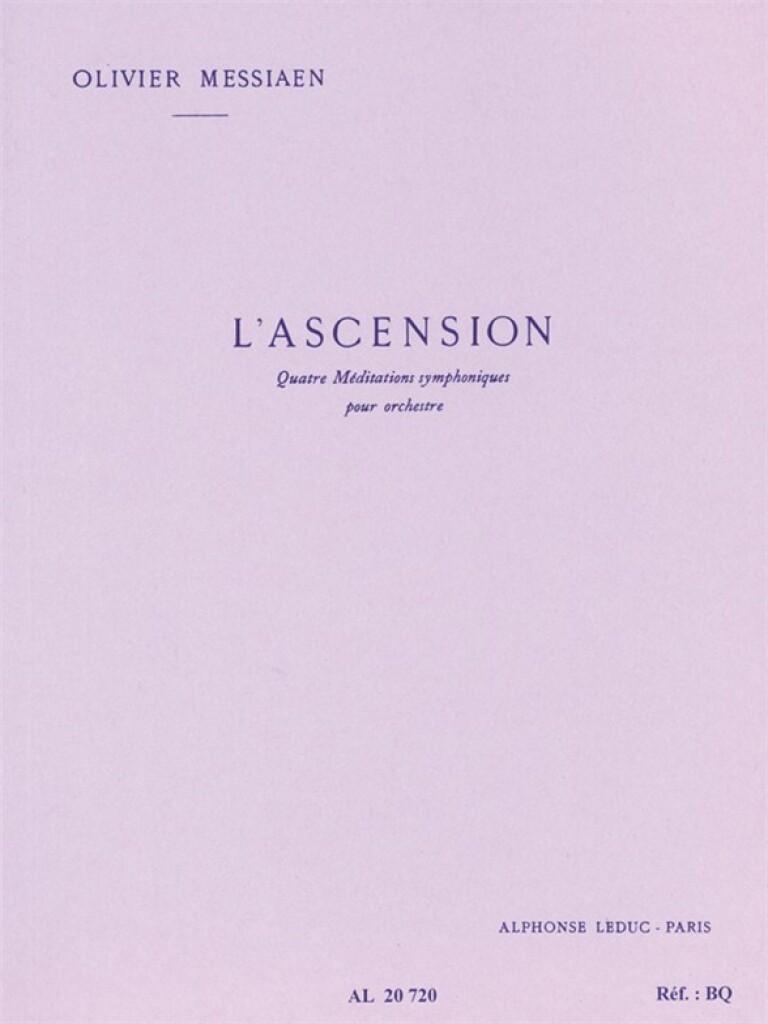 Anderes Coverbild L'Ascension - 4 méditations symphoniques
