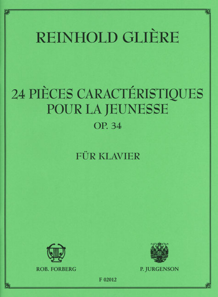 Anderes Coverbild 24 pieces characteristiques pour la jeunesse op. 34