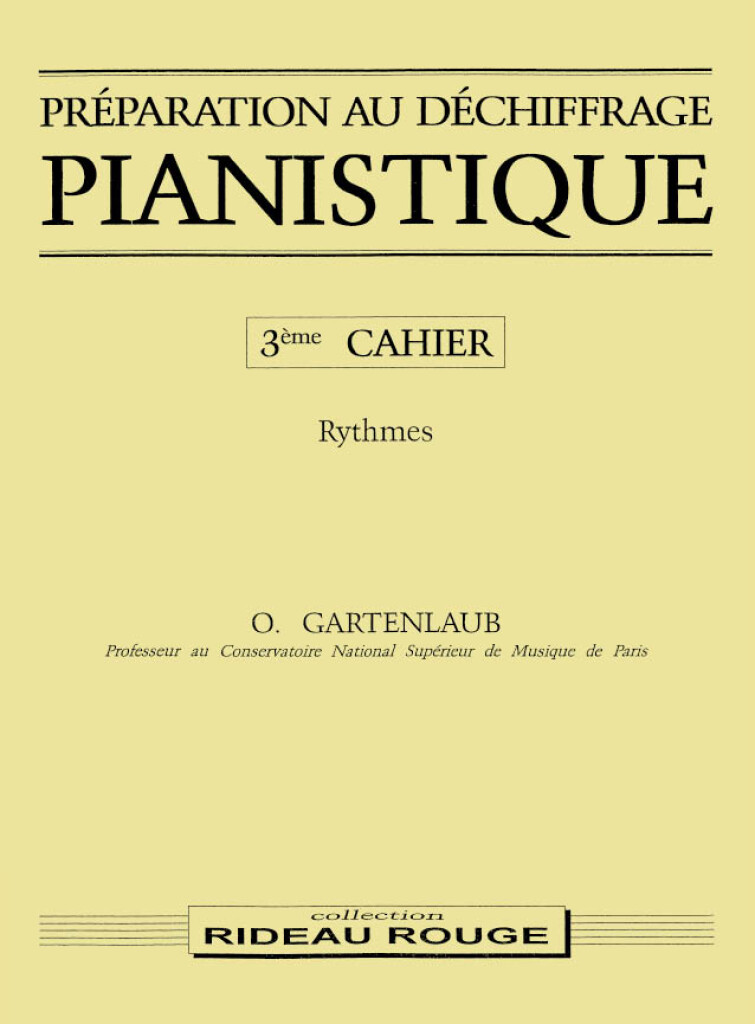 Anderes Coverbild Préparation Au Déchiffrage Pianistique - 3e Cahier