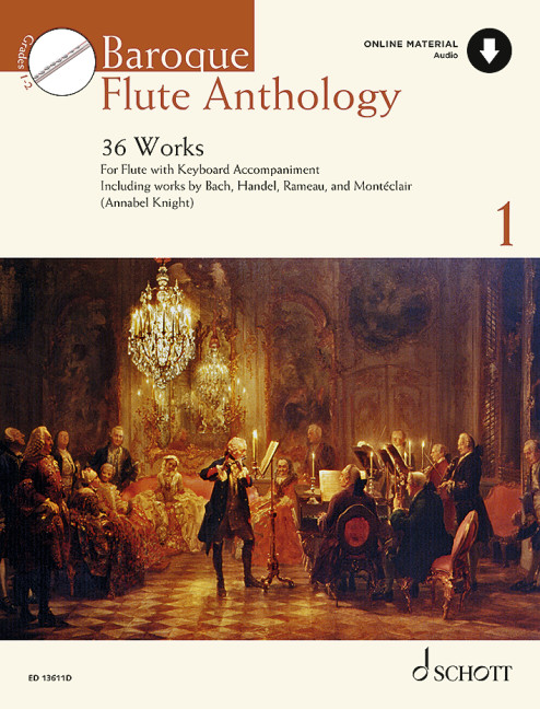 Vorderes Coverbild Baroque Flute Anthology Band 1