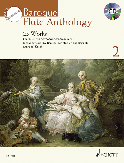 Vorderes Coverbild Baroque Flute Anthology Band 2