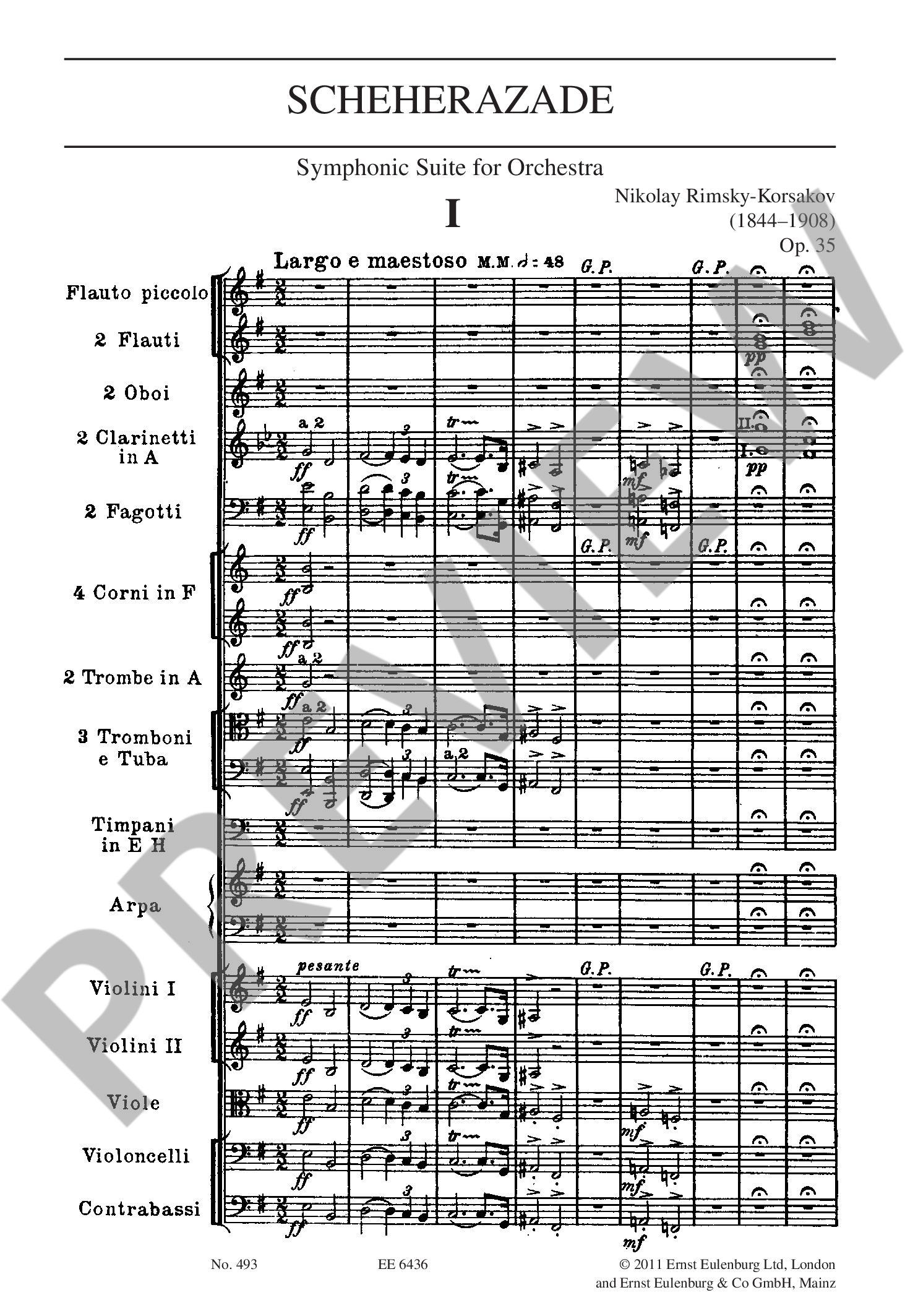 Anderes Coverbild Scheherazade op. 35