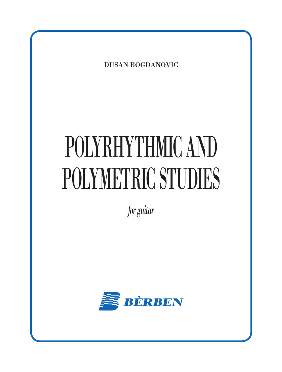 Anderes Coverbild Polyrhythmic and polymetric studies