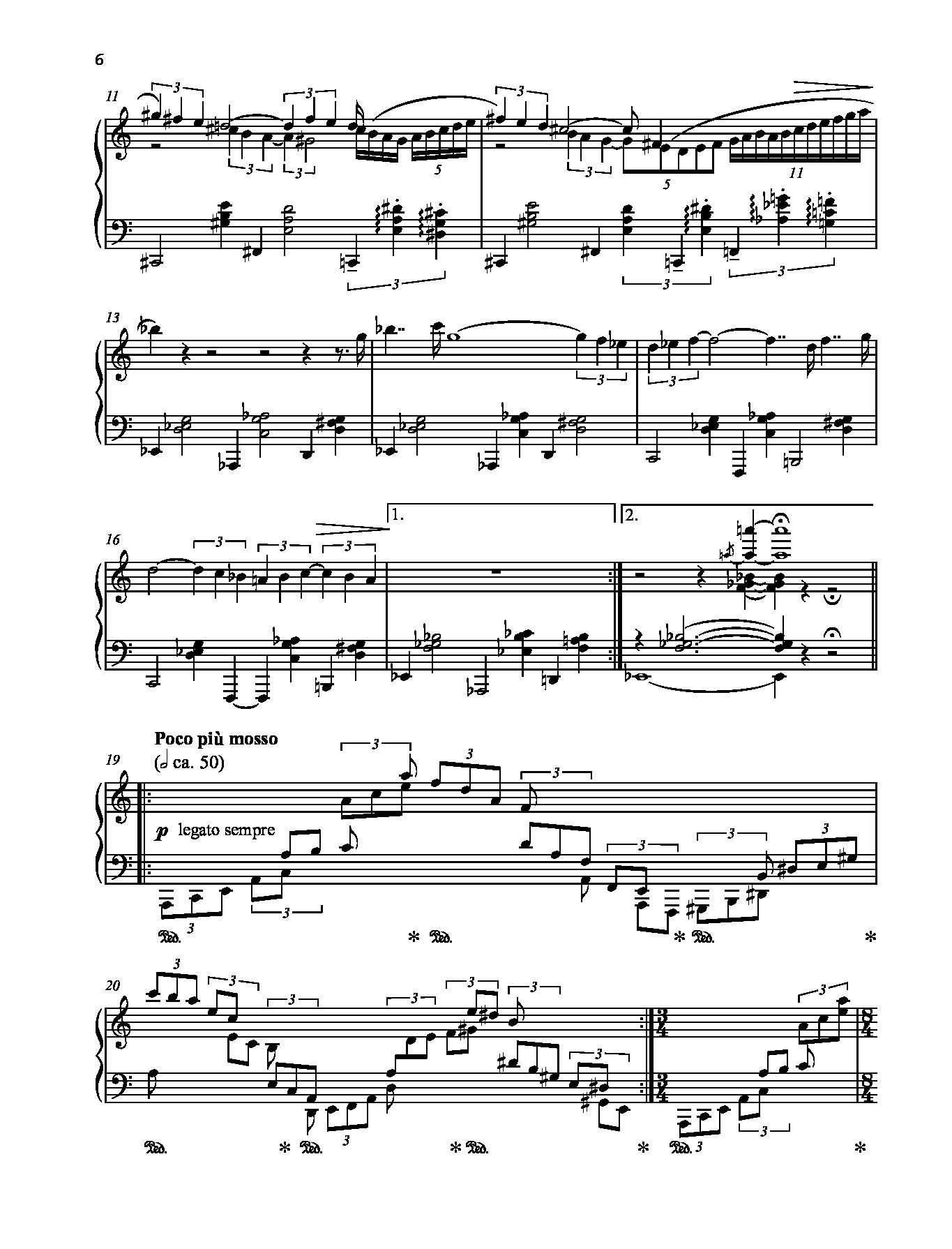 Anderes Coverbild Valse mélancolique für Klavier (2020)