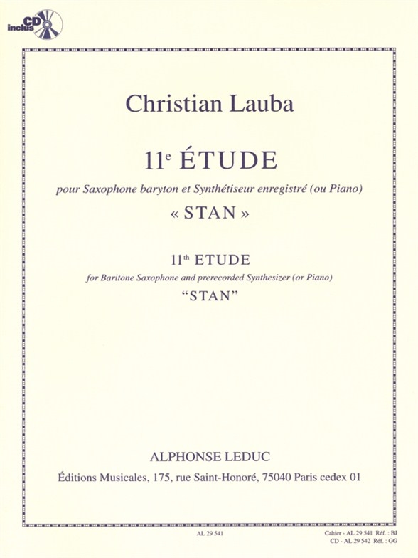 Anderes Coverbild Etude No. 11 - Stan