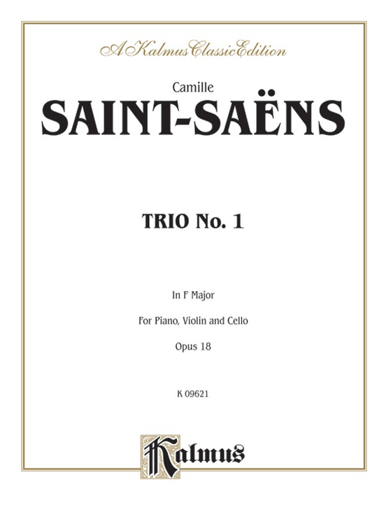 Anderes Coverbild Trio Nr. 1 F-Dur op. 18