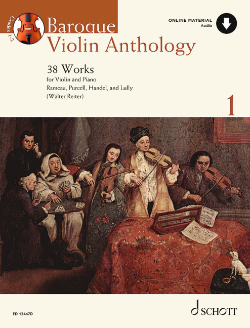 Vorderes Coverbild Baroque Violin Anthology Band 1