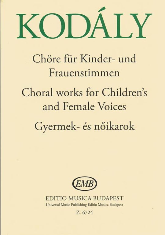 Anderes Coverbild Chöre für Kinder- und Frauenstimmen