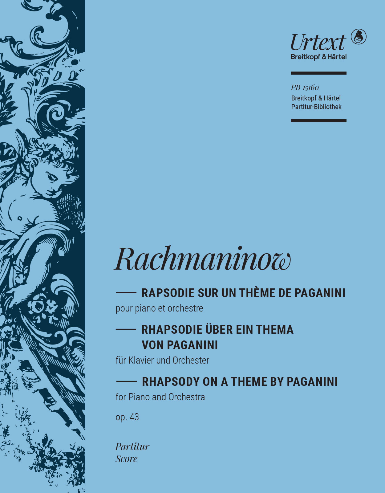 Vorderes Coverbild Rapsodie sur un thème de Paganini op. 43