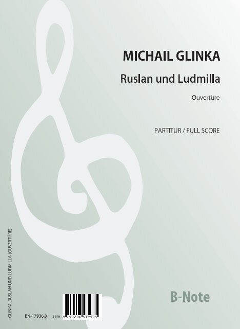 Anderes Coverbild Ouvertüre zu „Ruslan und Ludmilla“