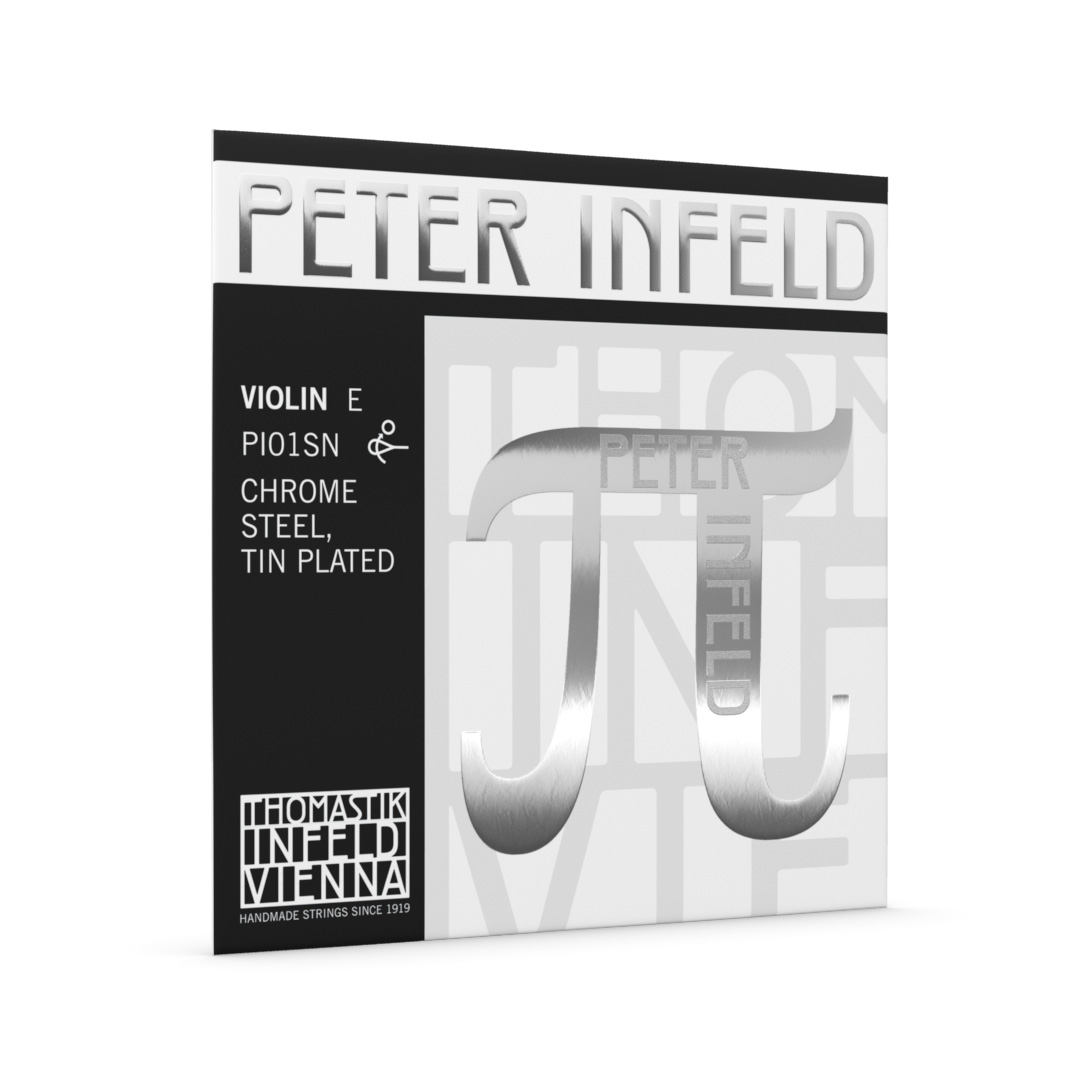 Vorderes Coverbild Thomastik PETER INFELD Violinsaite E - Karbonstahl, verzinnt
