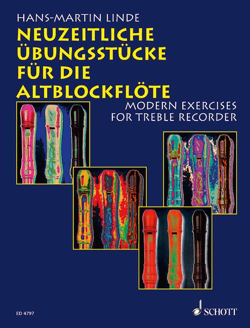 Vorderes Coverbild Neuzeitliche Übungsstücke für die Altblockflöte