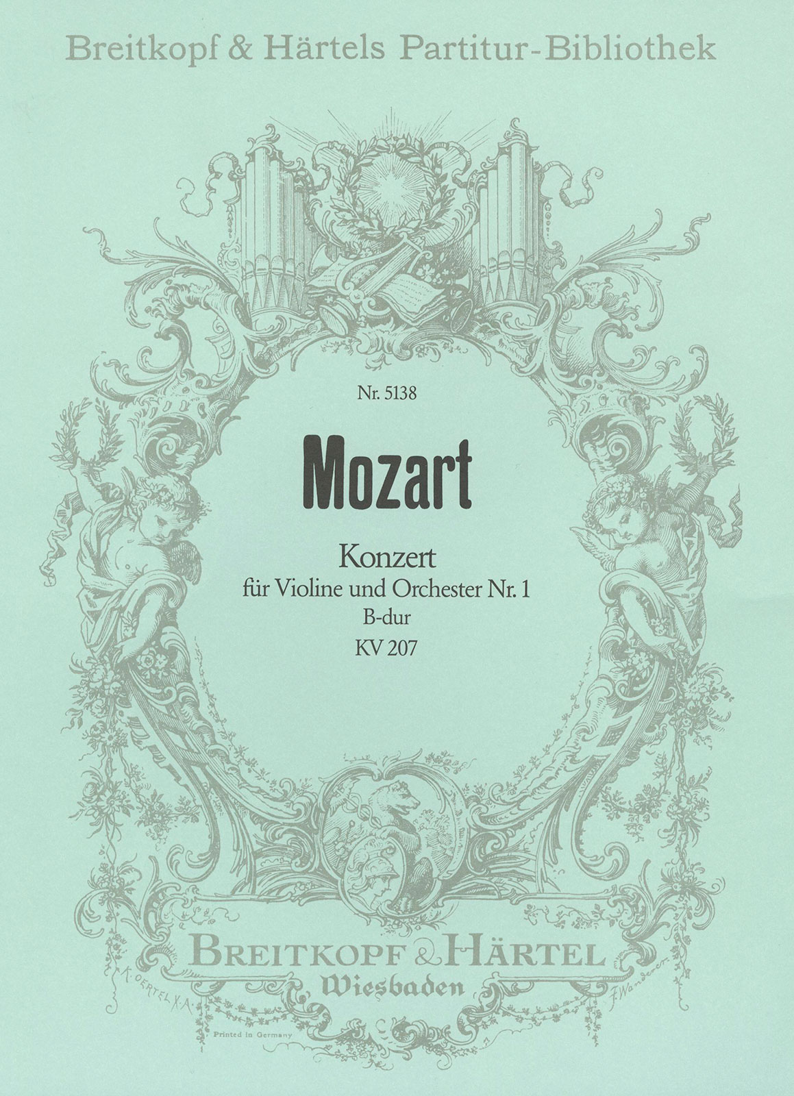 Anderes Coverbild Violinkonzert [Nr. 1] B-dur KV 207