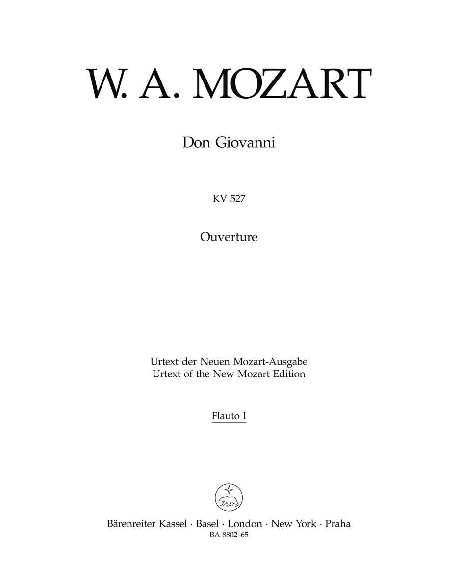 Vorderes Coverbild Don Giovanni KV 527