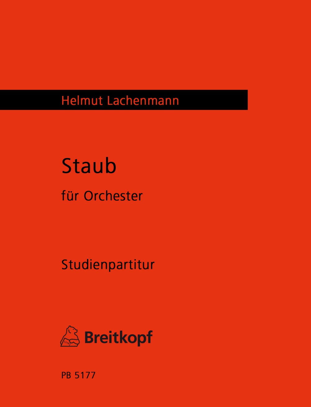 Vorderes Coverbild Staub