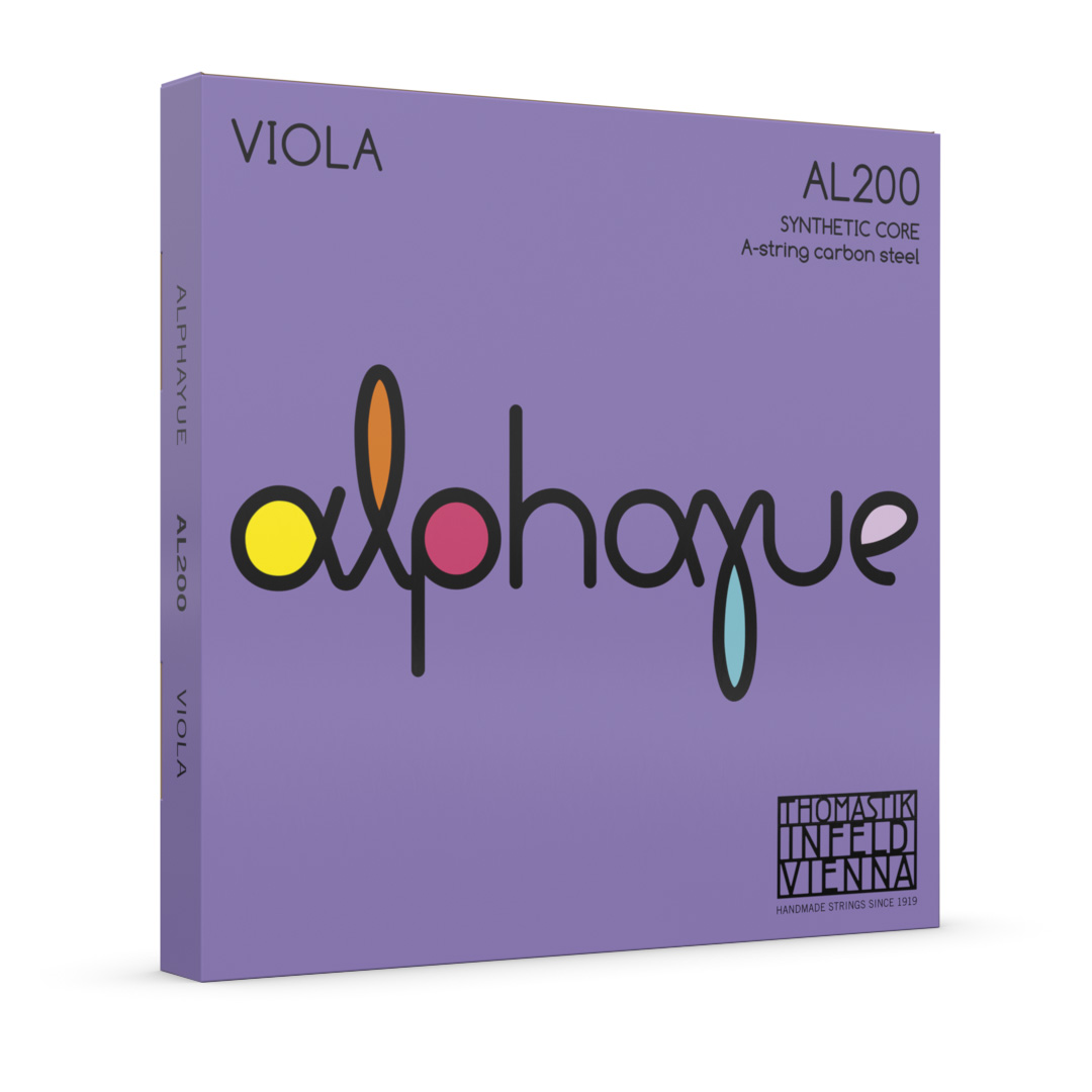 Vorderes Coverbild ALPHAYUE Violasaiten SATZ 4/4 - medium