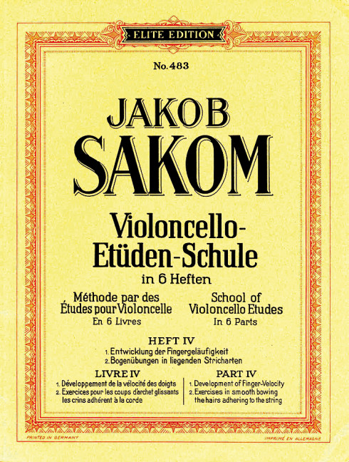 Anderes Coverbild Violoncello-Etüden-Schule Heft 4