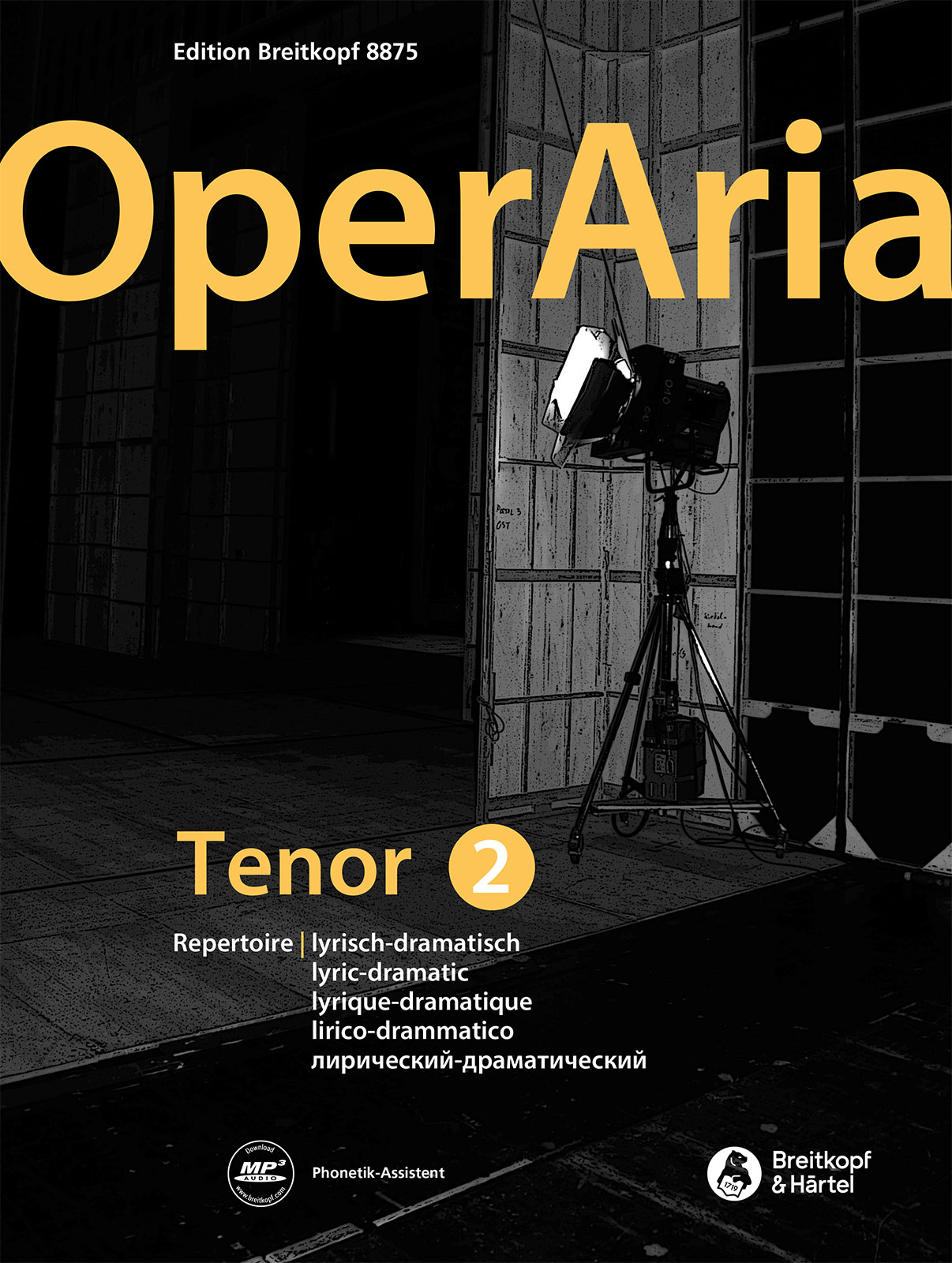 Vorderes Coverbild OperAria. Tenor Band 2: lyrisch-dramatisch