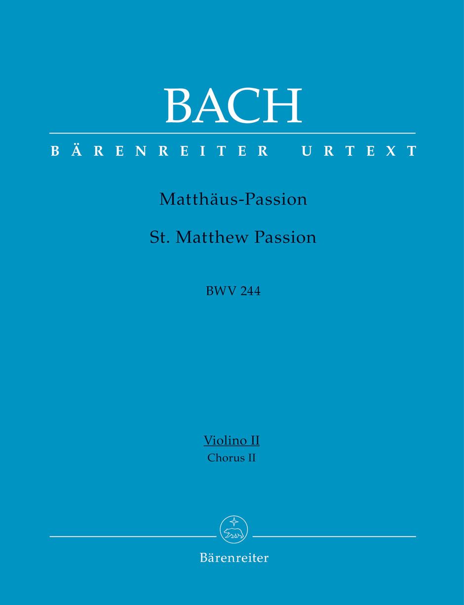 Vorderes Coverbild Matthäus-Passion (St. Matthew Passion) BWV 244