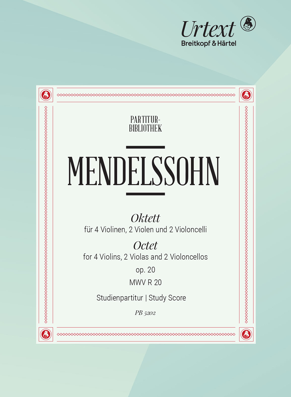 Vorderes Coverbild Oktett op. 20 MWV R 20