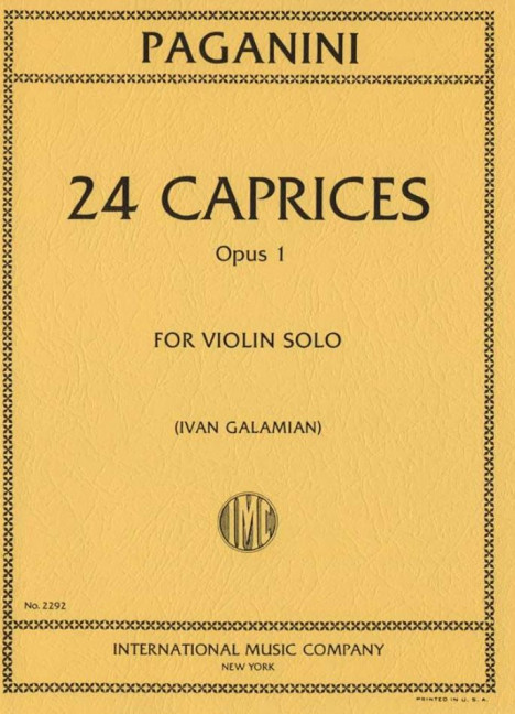 Anderes Coverbild 24 Capricci Op. 1