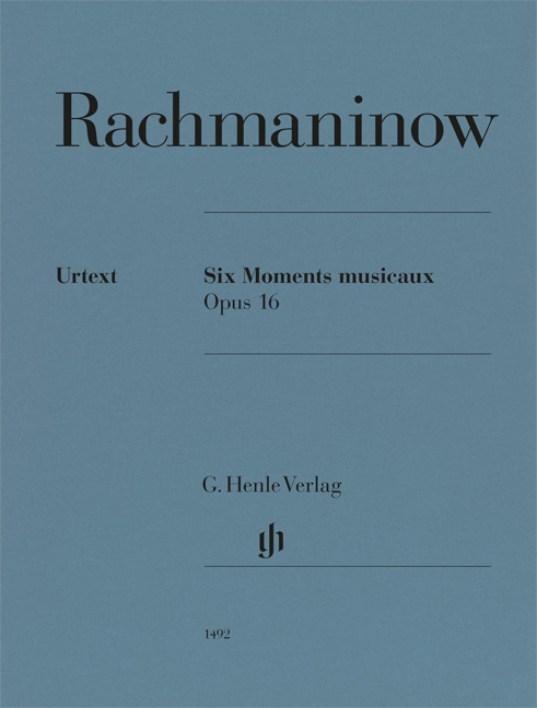 Vorderes Coverbild Moments Musicaux op. 16