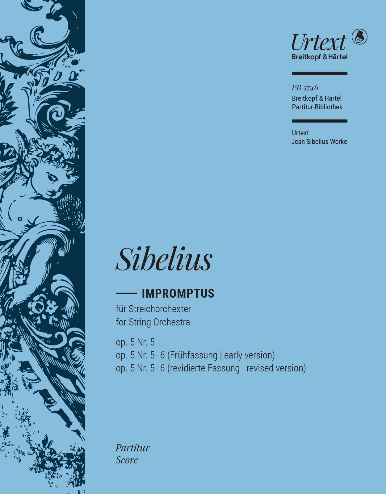 Vorderes Coverbild Impromptus für Streichorchester - nach den Impromptus op. 5 Nr. 5 und 6