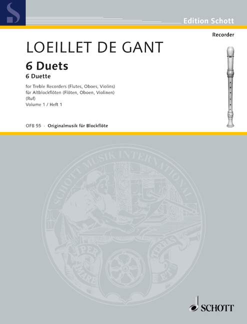 Vorderes Coverbild 6 Duette - Heft 1