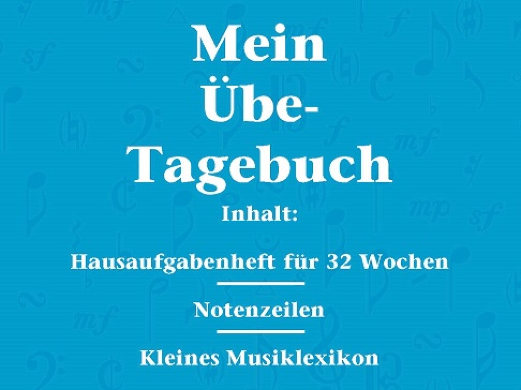 Vorderes Coverbild Mein Übe-Tagebuch