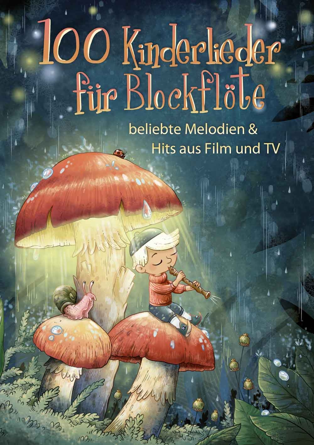 Vorderes Coverbild 100 Kinderlieder für Blockflöte 