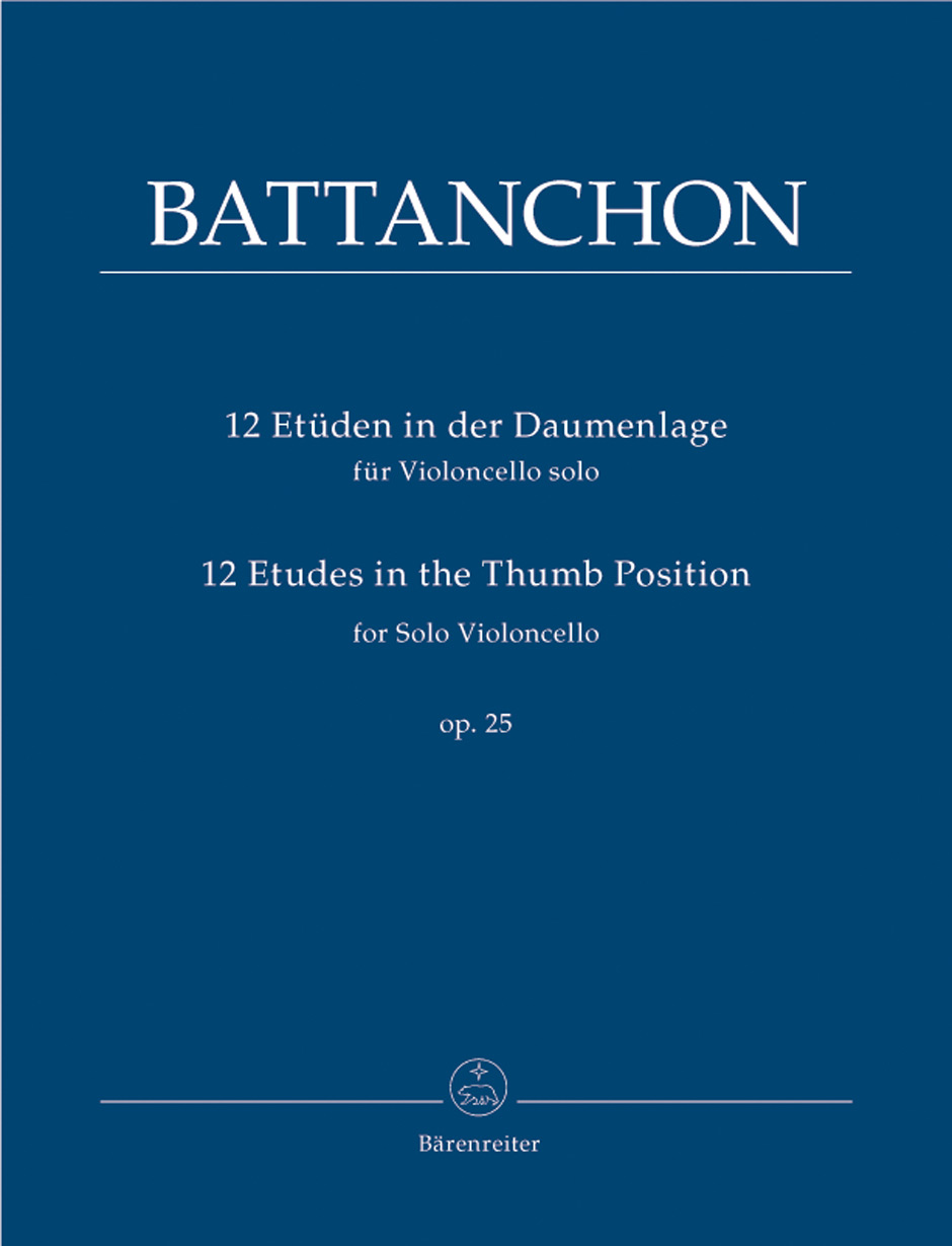 Anderes Coverbild 12 Etüden in der Daumenlage für Violoncello solo op. 25
