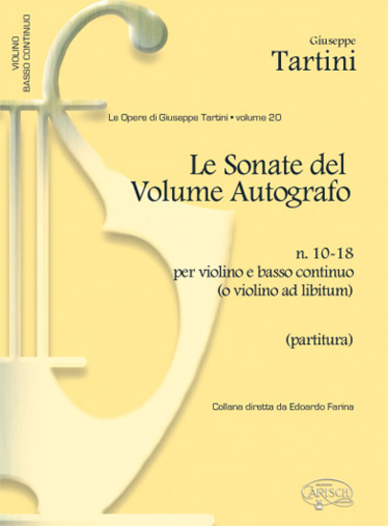 Anderes Coverbild Tartini Volume 20: Sonate del Volume Autografo