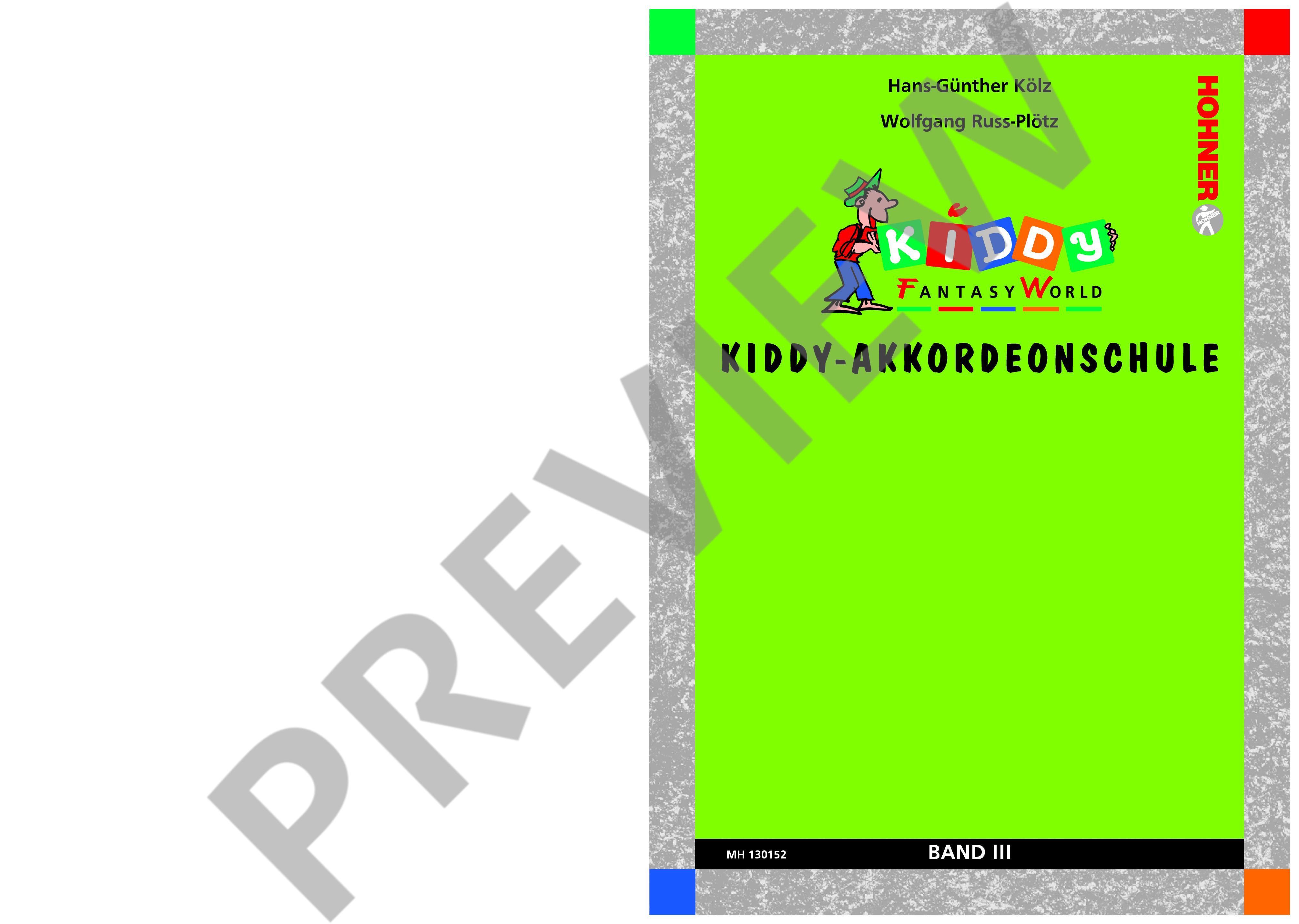 Anderes Coverbild Kiddy-Akkordeonschule Band 3
